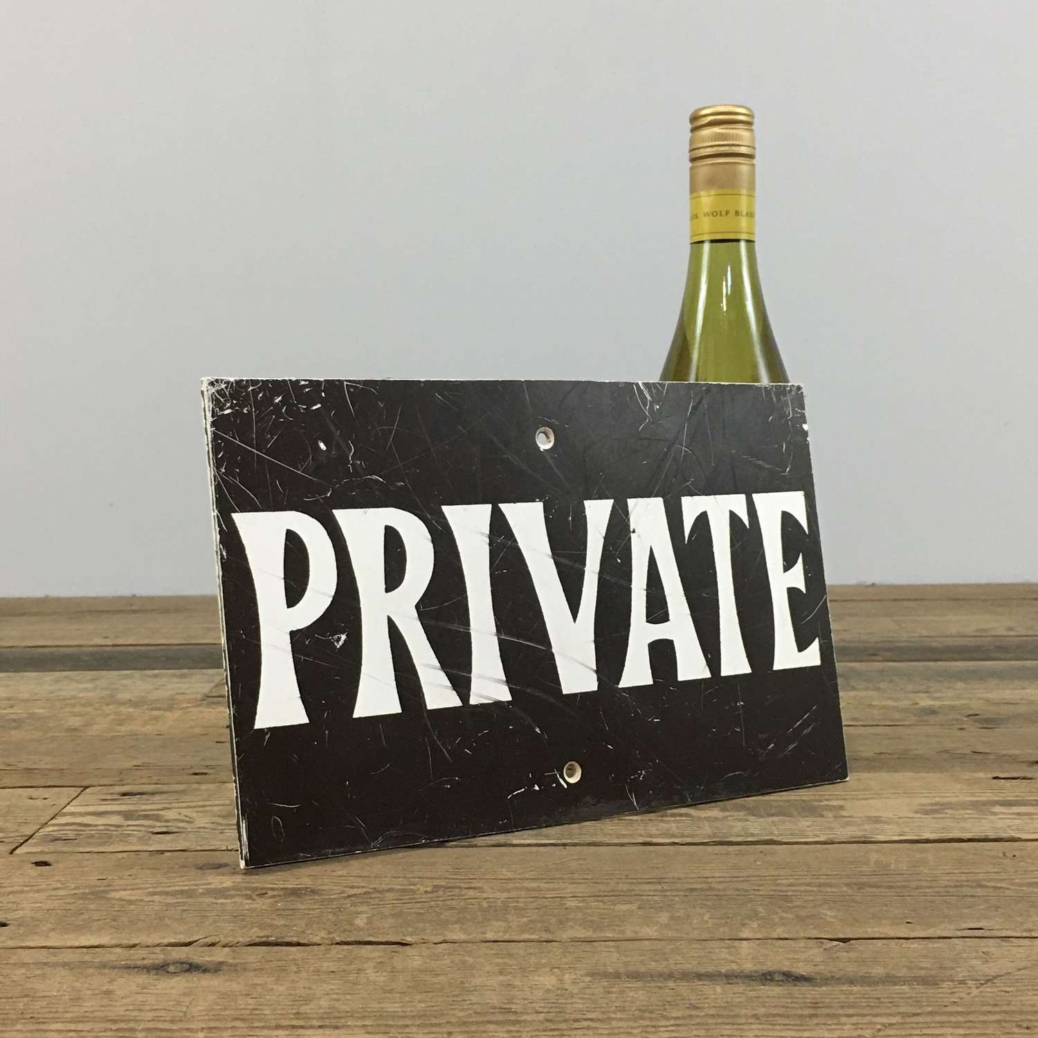 Private sign 1960’s