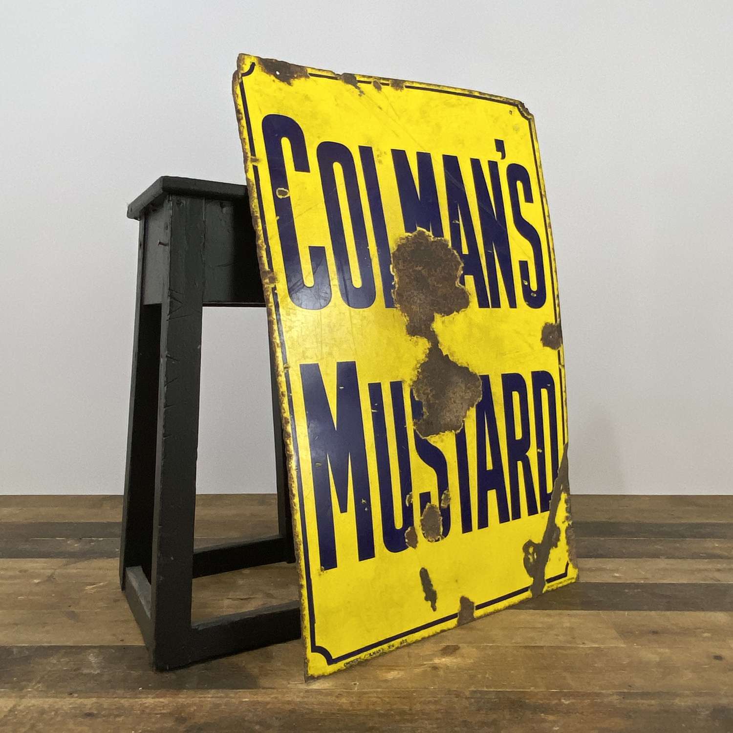 Colman’s mustard enamel sign