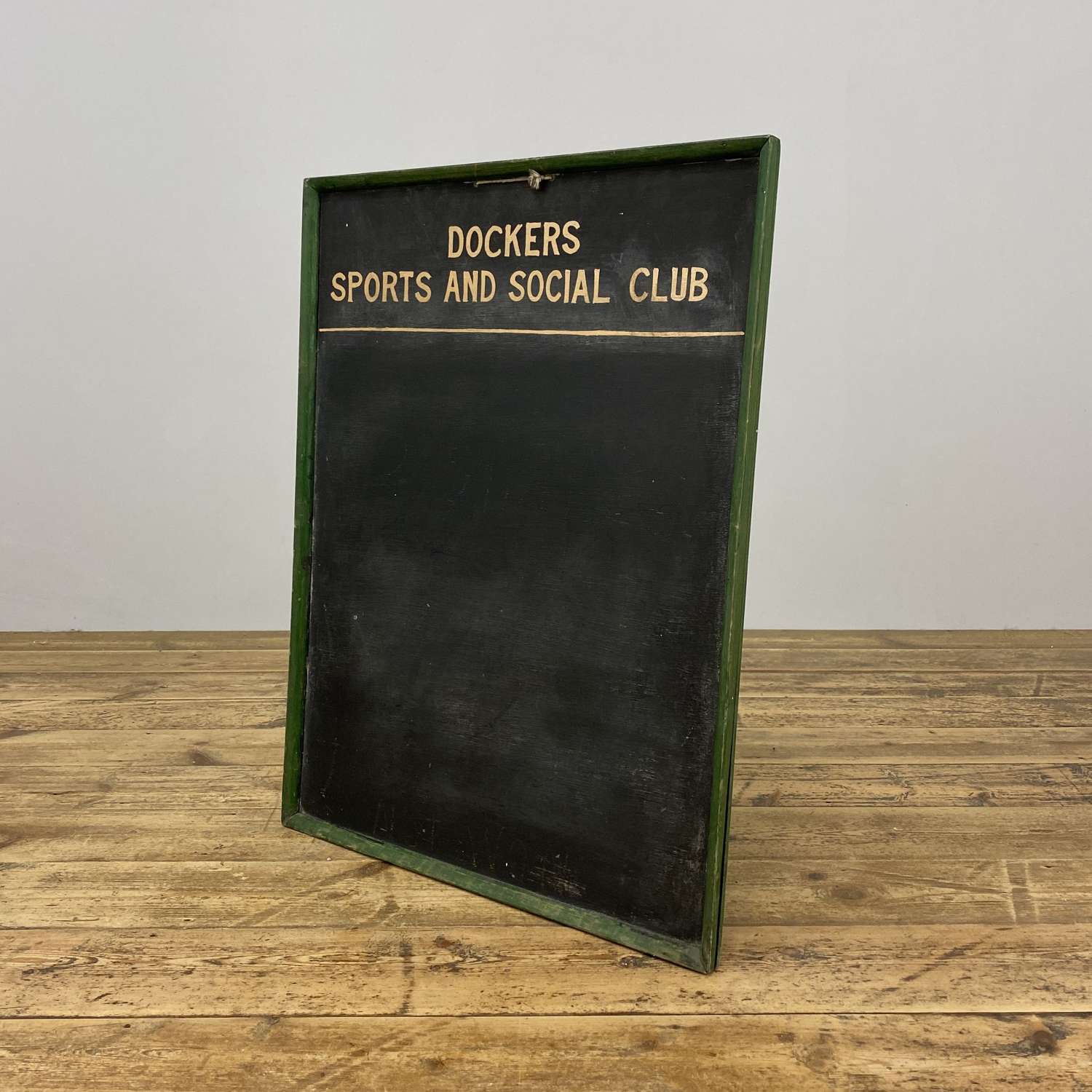 Vintage Blackboard – Dockers Club