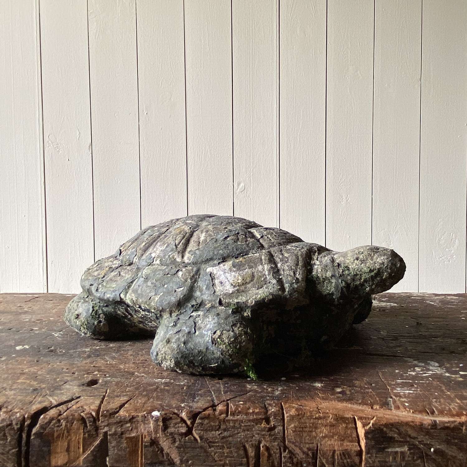 Weathered Garden Ornament – Tortoise