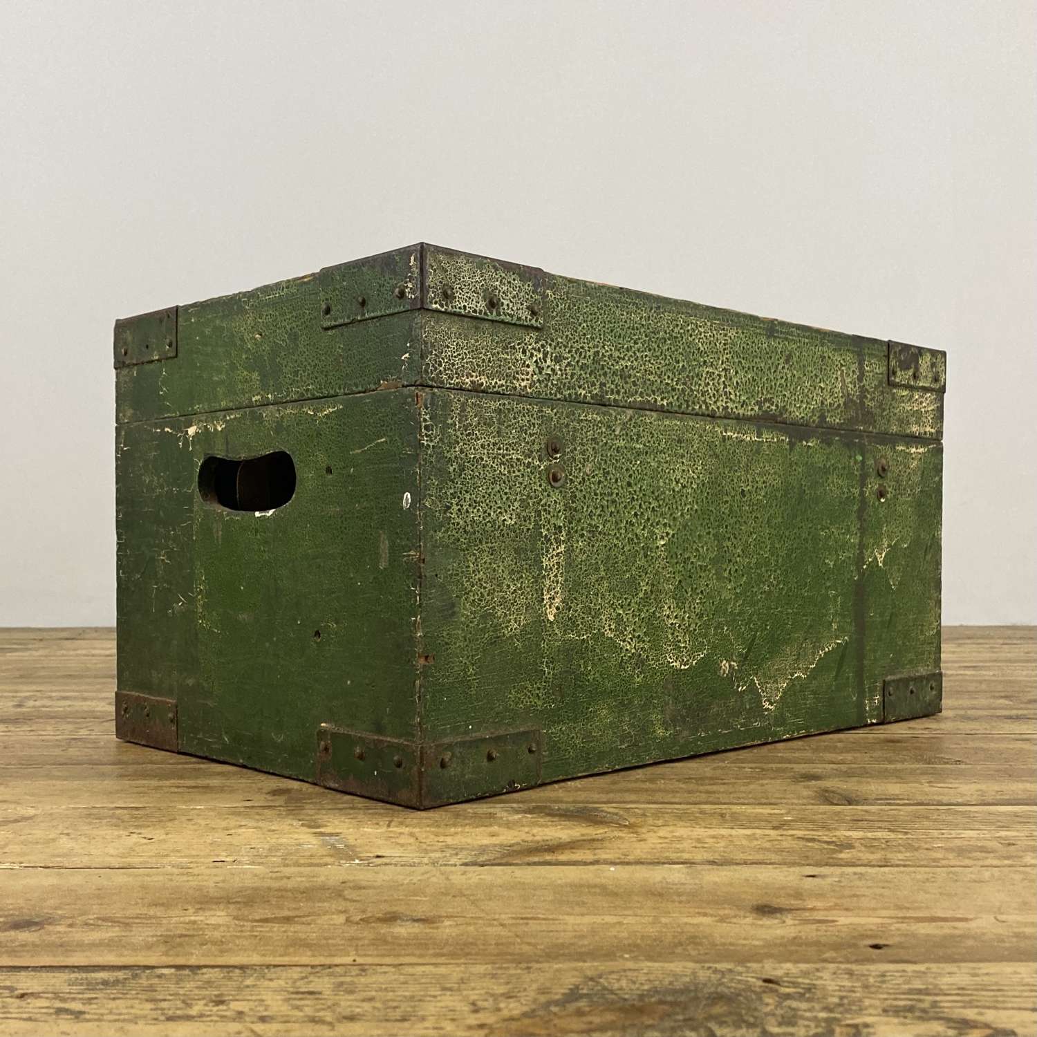 Vintage wooden workman's box