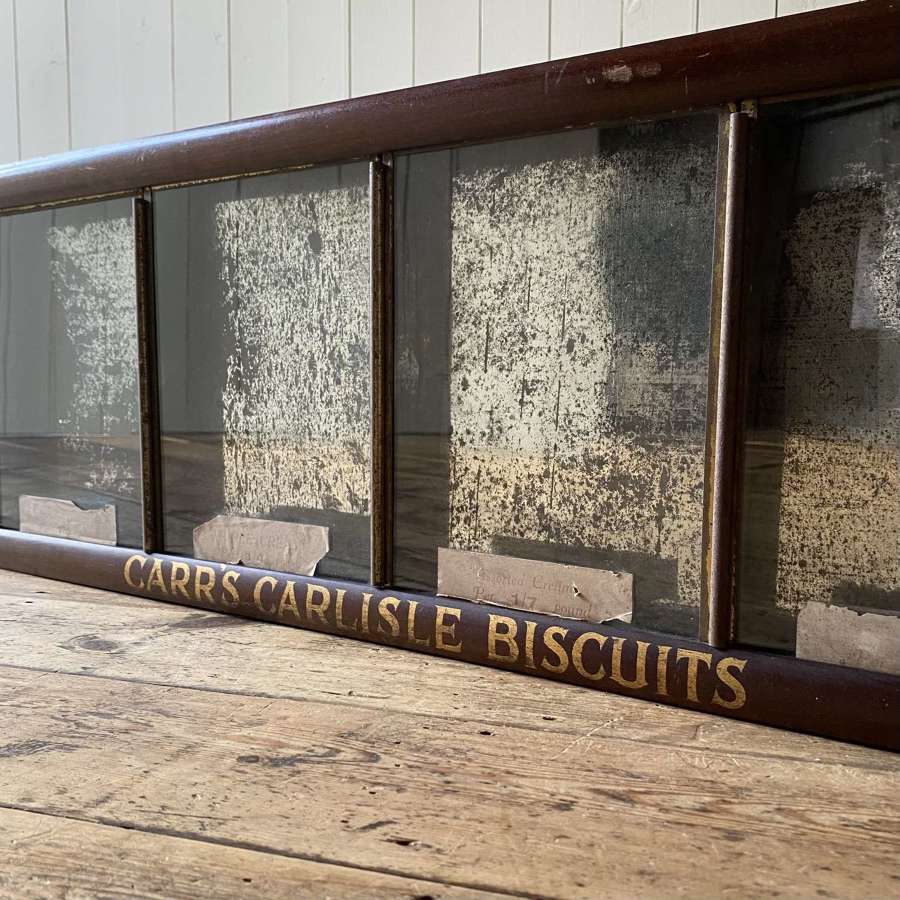 Vintage shop biscuit display