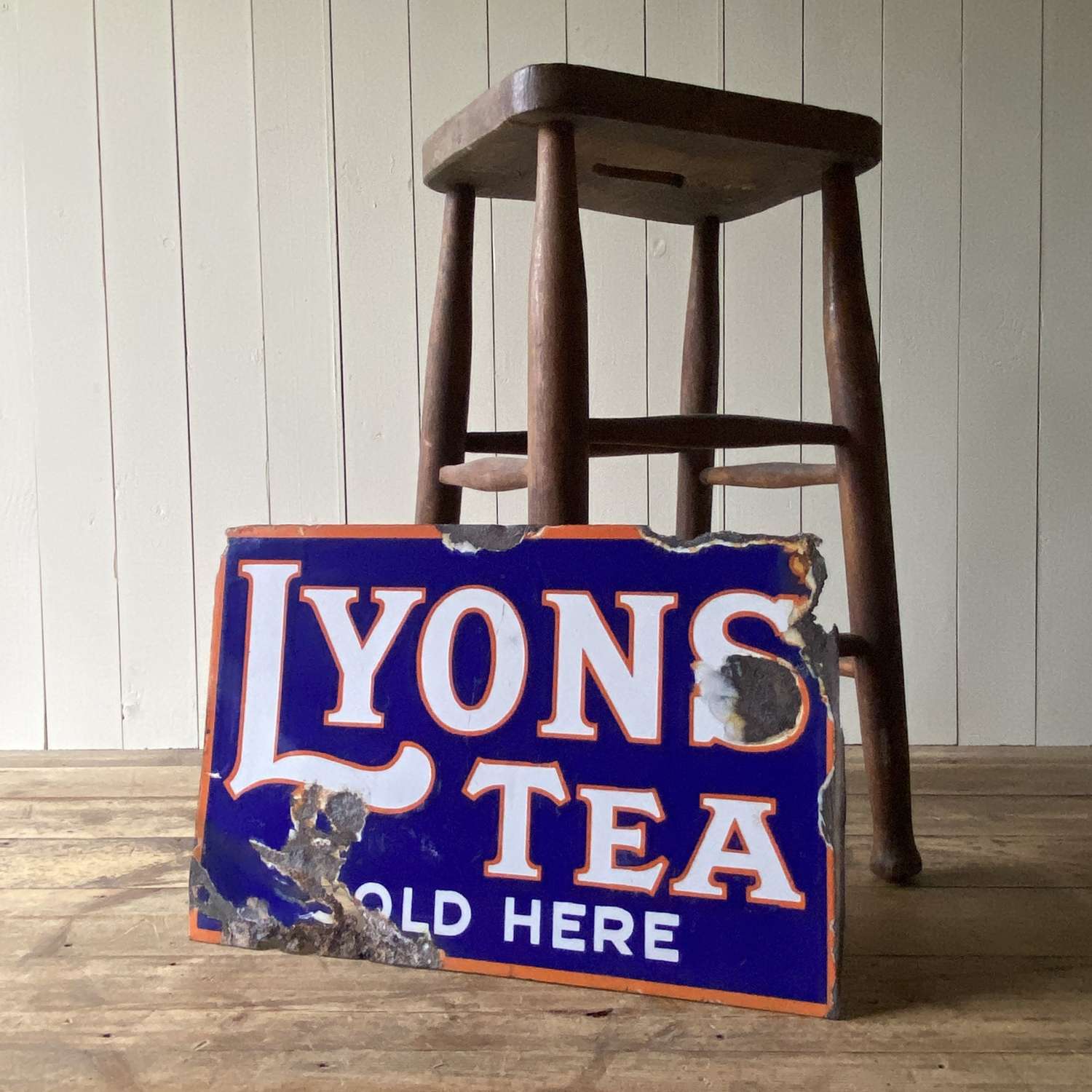 Lyon’s Tea enamel sign