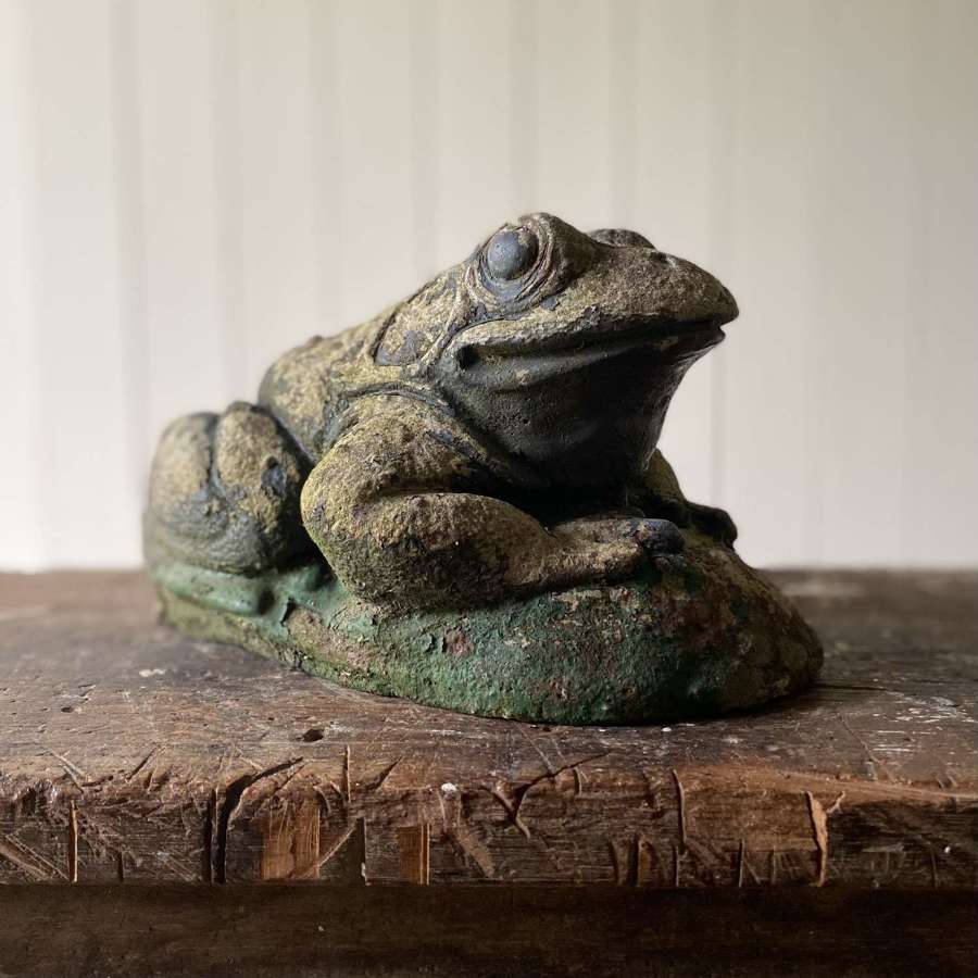 Weathered garden ornament - toad