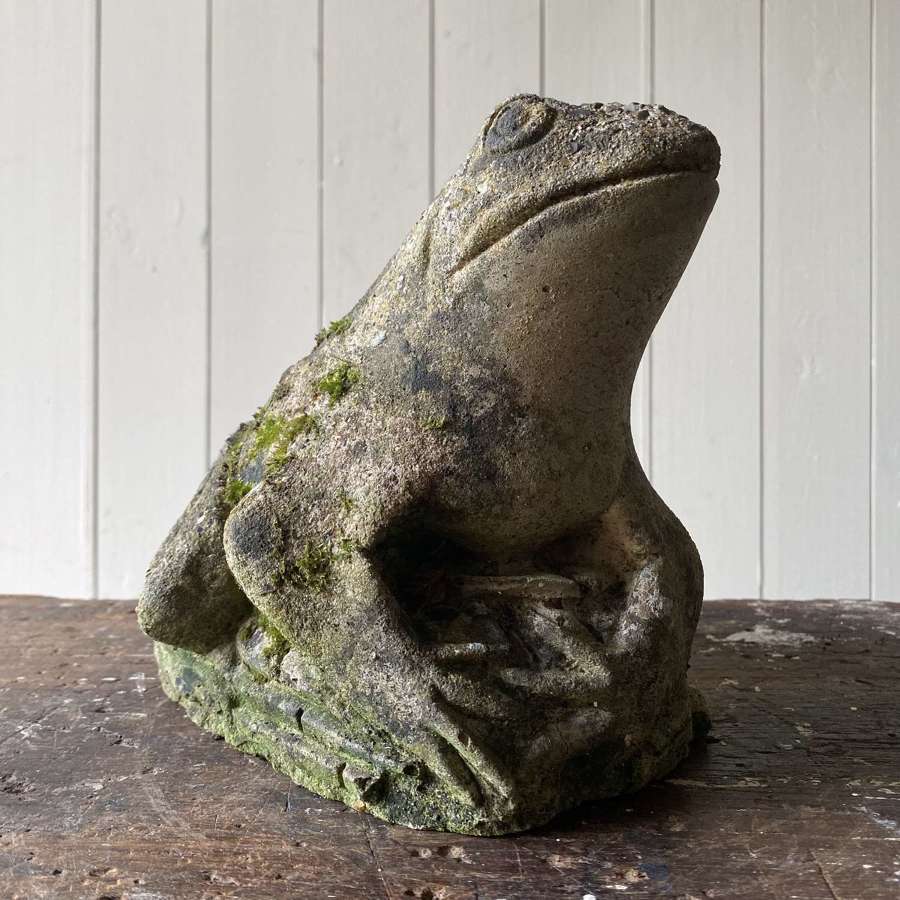 Weathered garden ornament - Frog