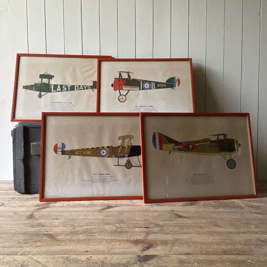 Collection of WW1 aircraft prints