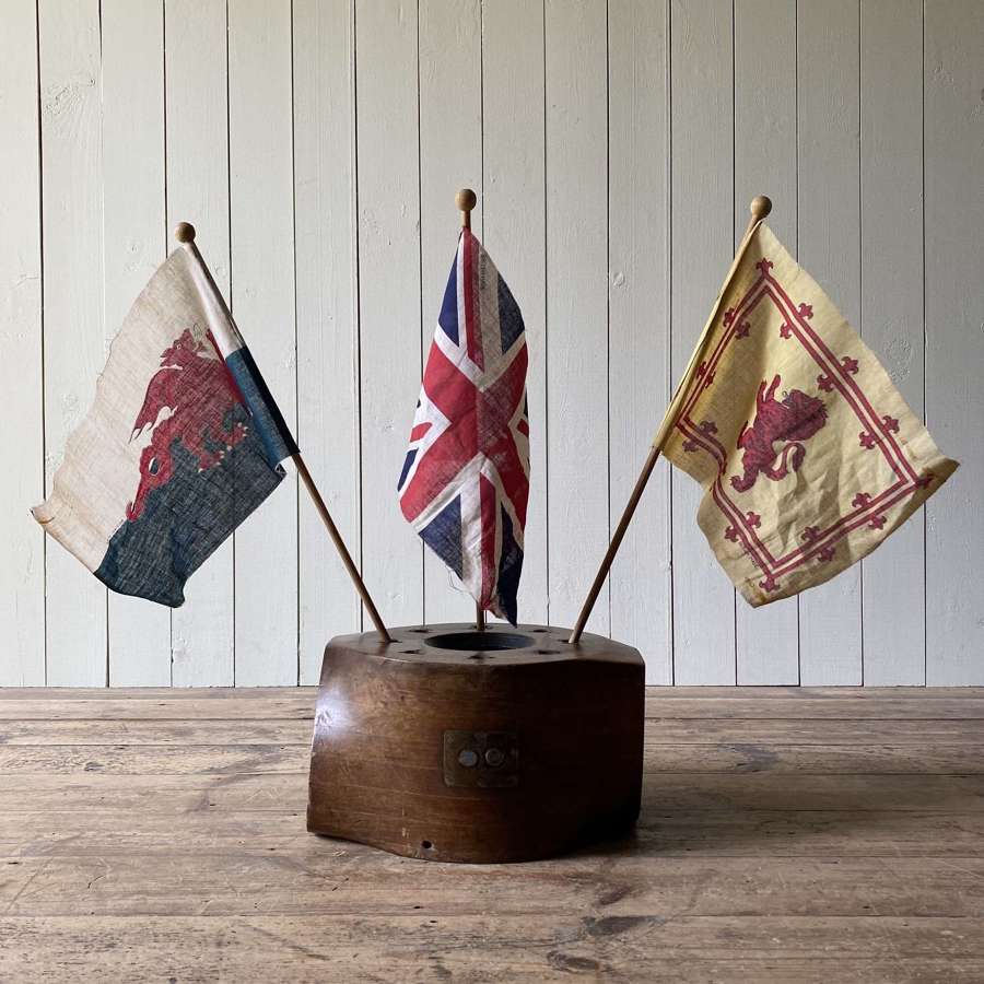 British made vintage flags