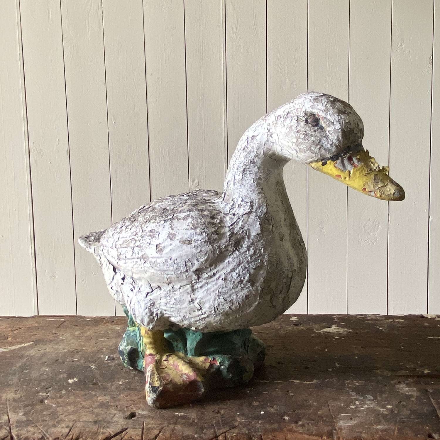 Weathered Garden Ornament - Duck