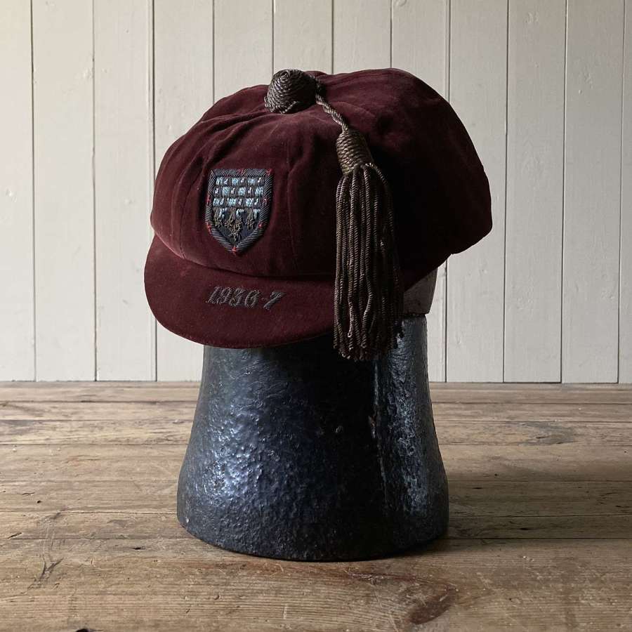 Vintage Velvet Sports Cap