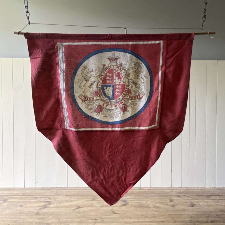 Vintage Royal Coat of Arms Banner