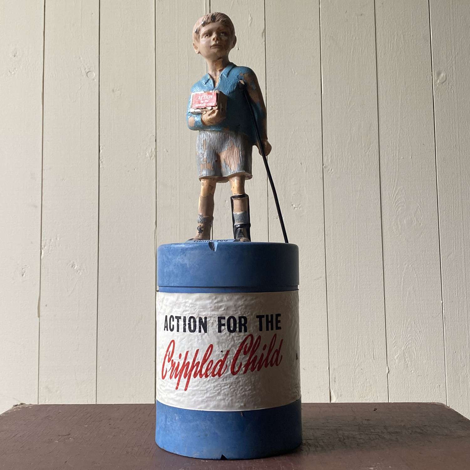 Vintage Charity Collection Box - Crippled