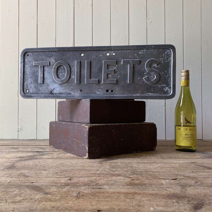 Vintage Toilet Sign