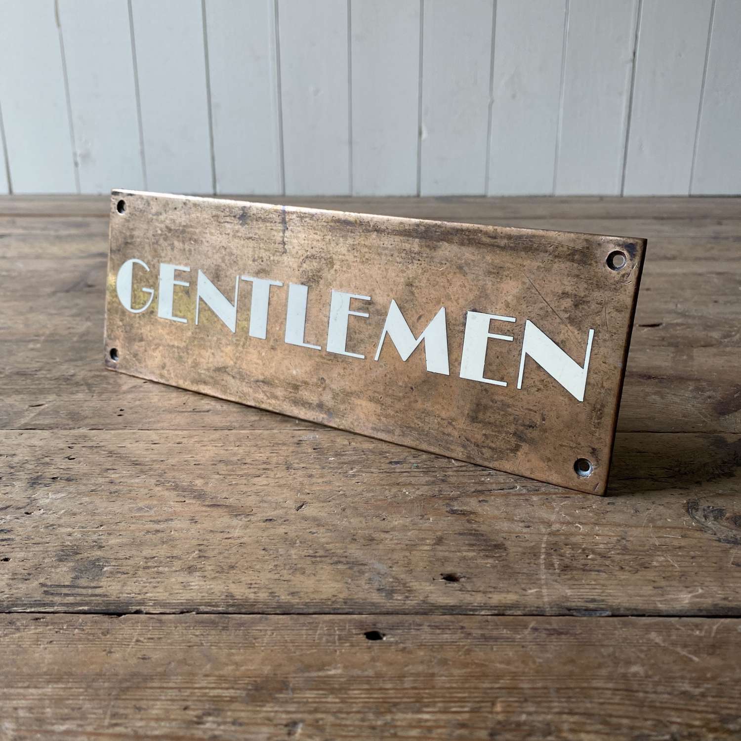 Art Deco Period Sign - Gentlemen