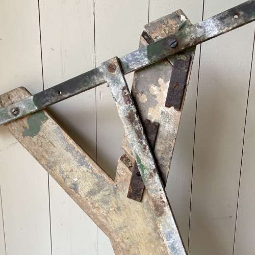 Antique Wooden Railway Sign