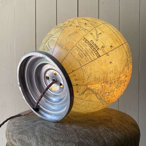 Illuminated Glass Globe