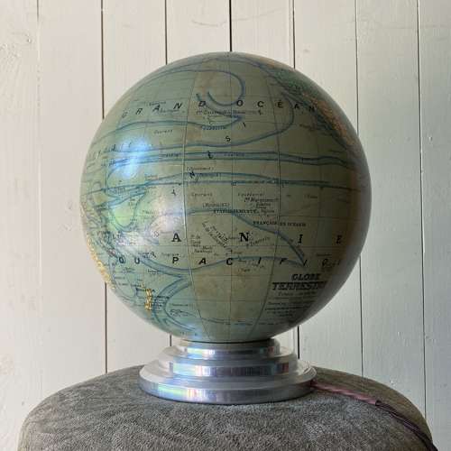 Illuminated Glass Globe