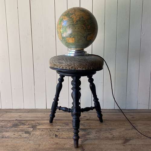 Illuminated Glass Globe