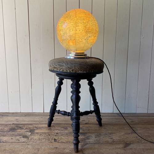 Illuminated Glass Globe