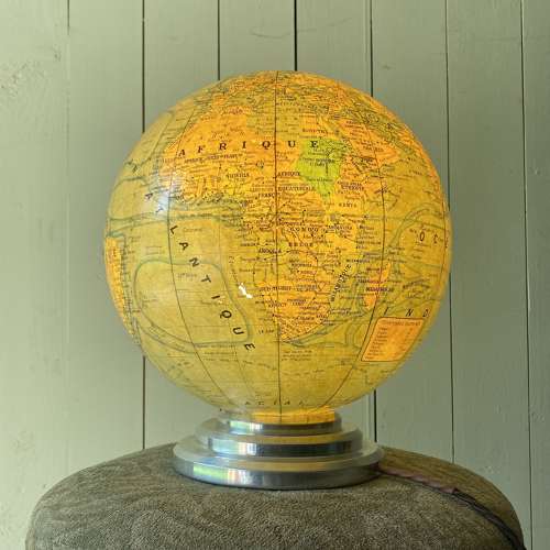 Illuminated Glass Globe