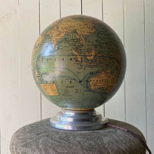 Illuminated Glass Globe