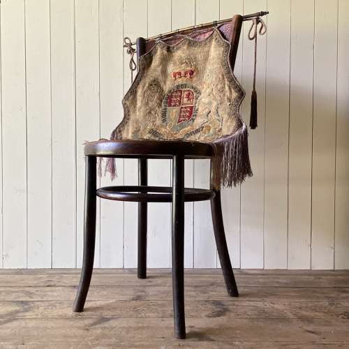 Antique Royal Coat of Arms Embroidery