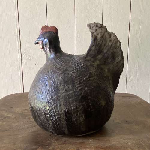 Mid Century Ceramic Hen