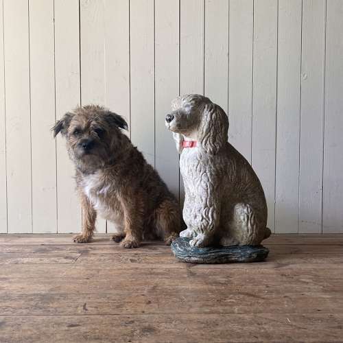 Weathered Garden Ornament - Poodle