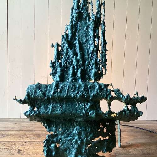 1960’s Metal Sculpture Lamp