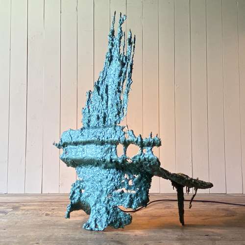 1960’s Metal Sculpture Lamp