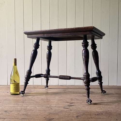 Antique Crystal Ball & Claw Foot Table