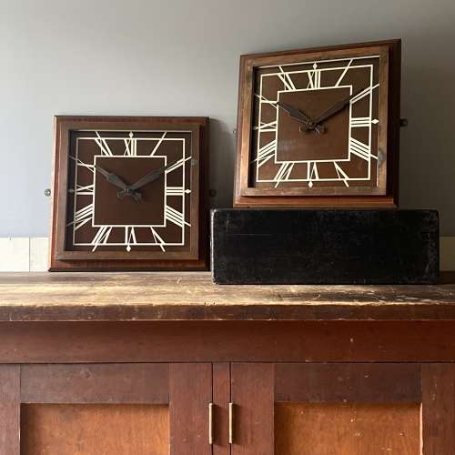 Vintage Bronze Cinema Clocks