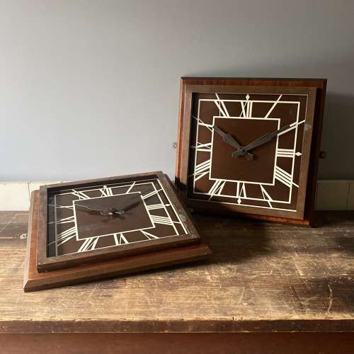 Vintage Bronze Cinema Clocks