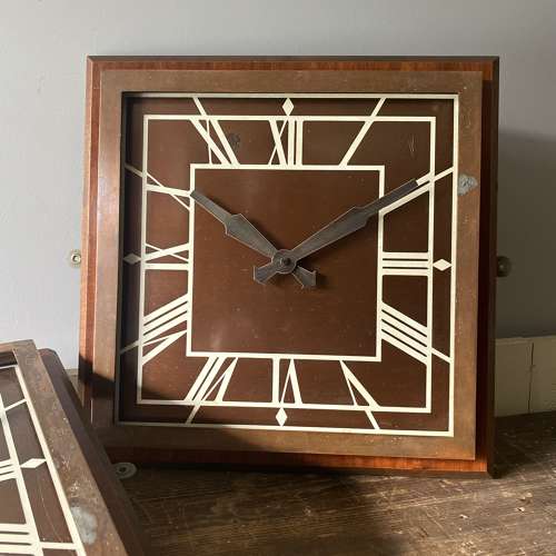 Vintage Bronze Cinema Clocks