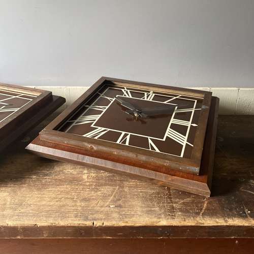 Vintage Bronze Cinema Clocks