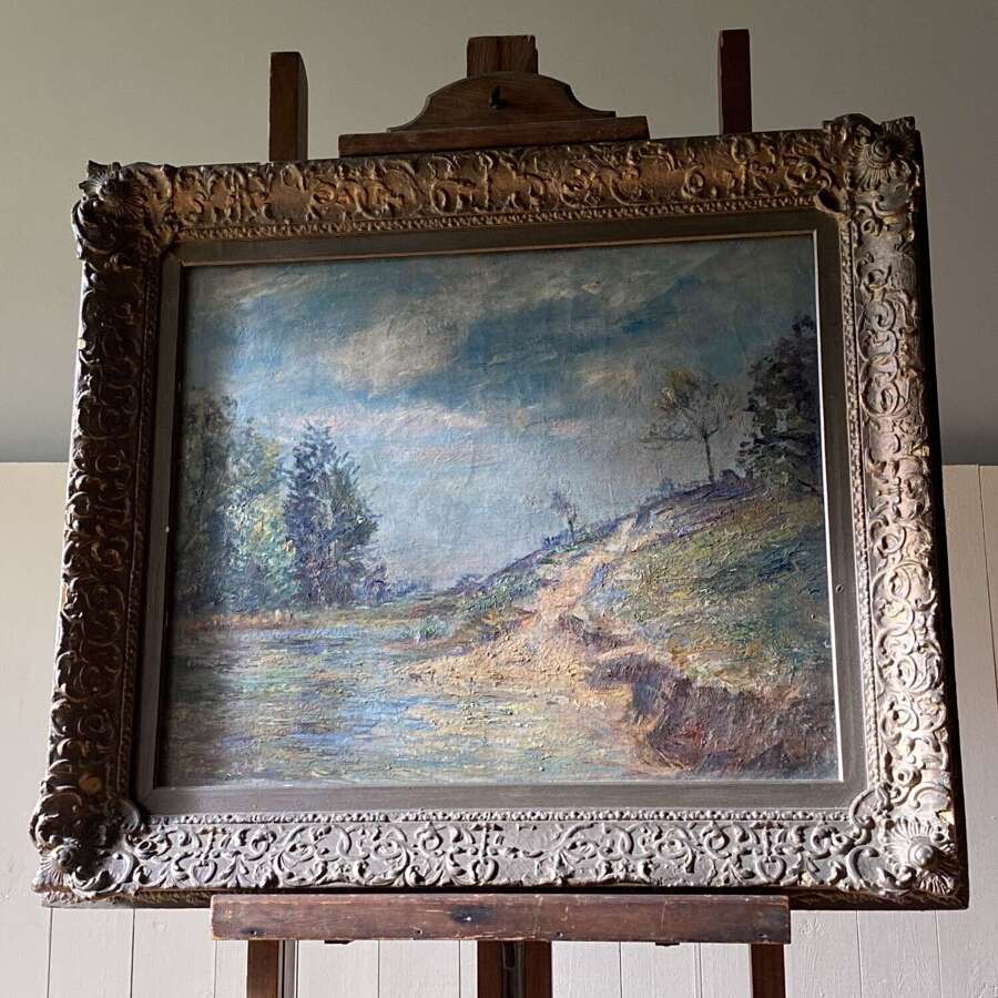 Antique Oil Painting - &rsquo;Hampstead Heath&rsquo;