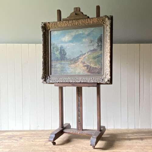 Antique Oil Painting - ’Hampstead Heath’