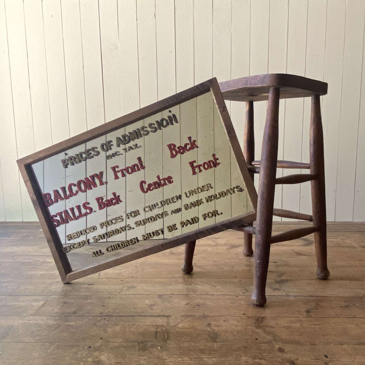 Vintage Cinema Price Guide Mirror