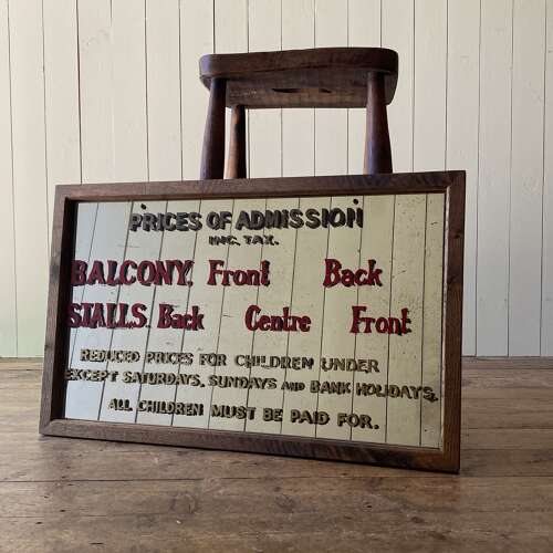 Vintage Cinema Price Guide Mirror