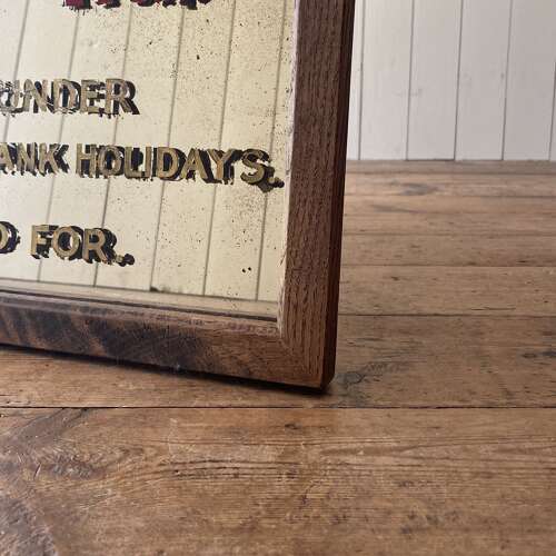 Vintage Cinema Price Guide Mirror