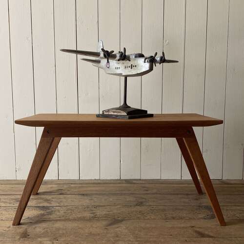 Vintage Wooden Sunderland Flying Boat Model