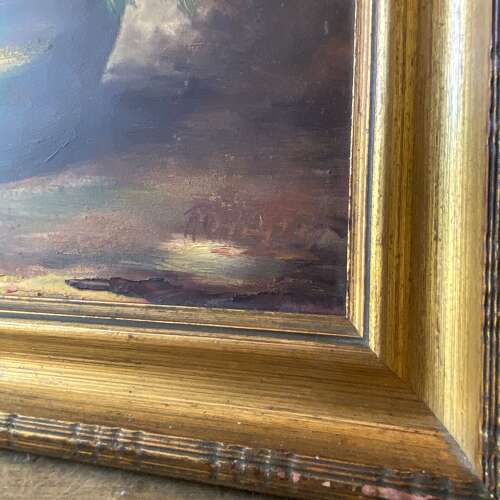 Vintage Oil Painting - Floral Display