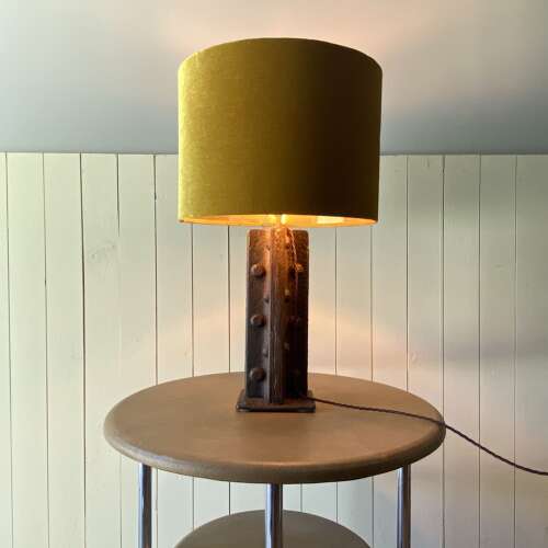Vintage Brutalist Table Lamp