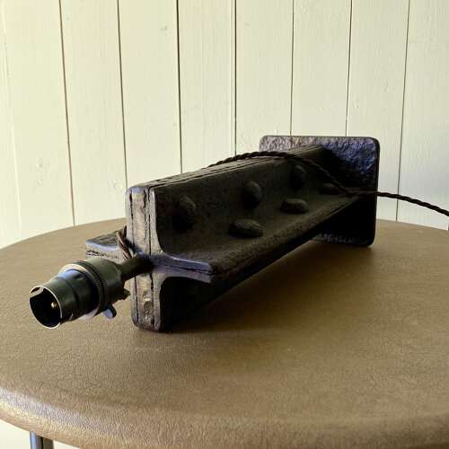 Vintage Brutalist Table Lamp