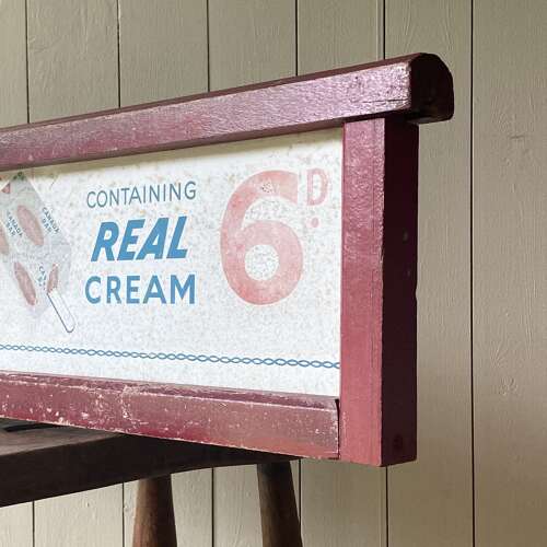 Ice Cream Advertising Sign