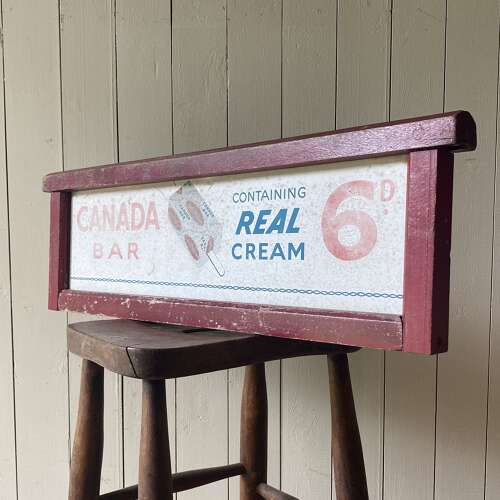 Ice Cream Advertising Sign