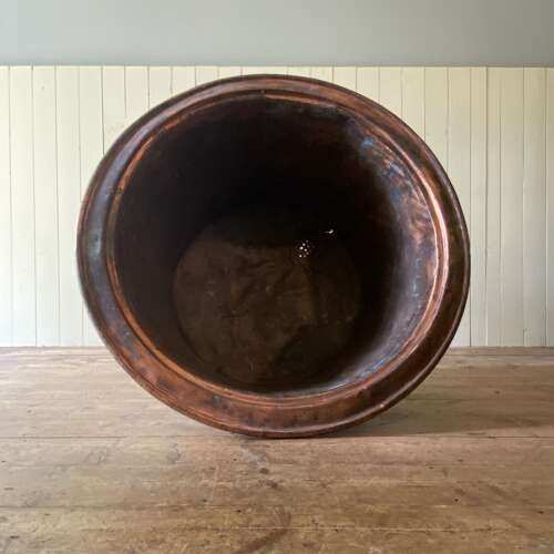 Large Vintage Copper Planter