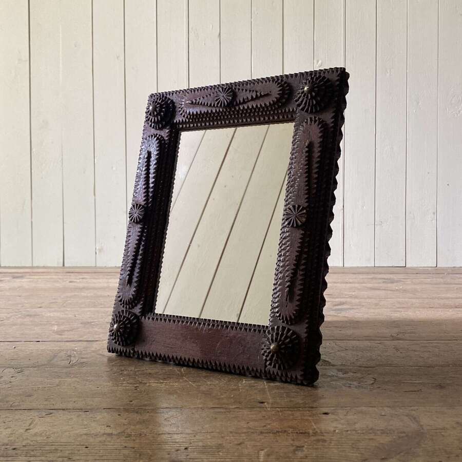 Tramp Art Mirror