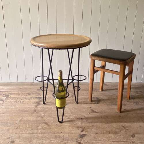 Midcentury Cafe Wine Table