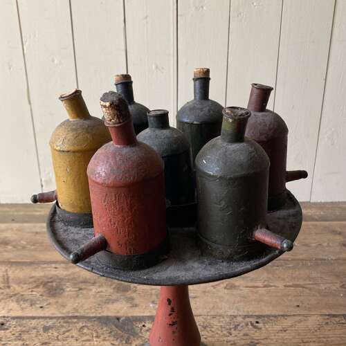 Antique Toleware Printers Paints