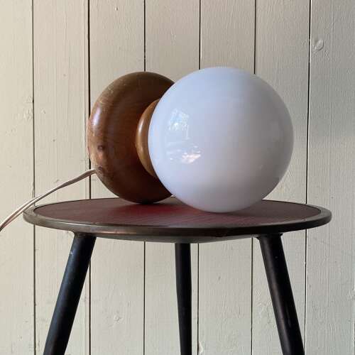 Vintage Opaline Lamp